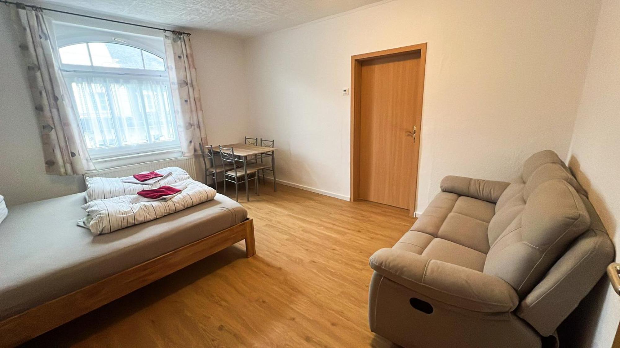 Grosse & Voll Ausgestattete Apartments, Studios, Doppelzimmer, Workspace, Parkplatz, Netflix, Prime & Schnelles Wifi In Ruhiger Lage Mit Garten Rudolstadt Phòng bức ảnh